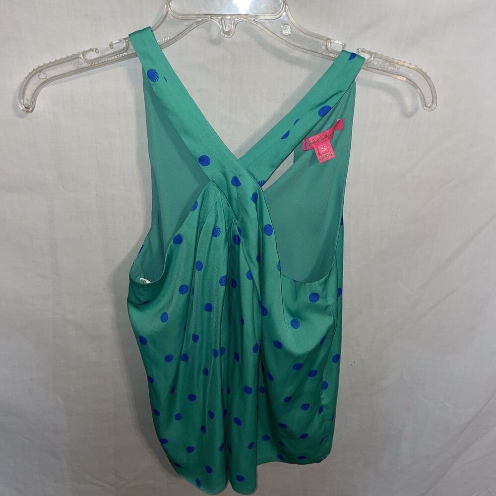 Lilly Pulitzer Womens Casual Shirt Size XS Green Cruise Beach Going Out Party